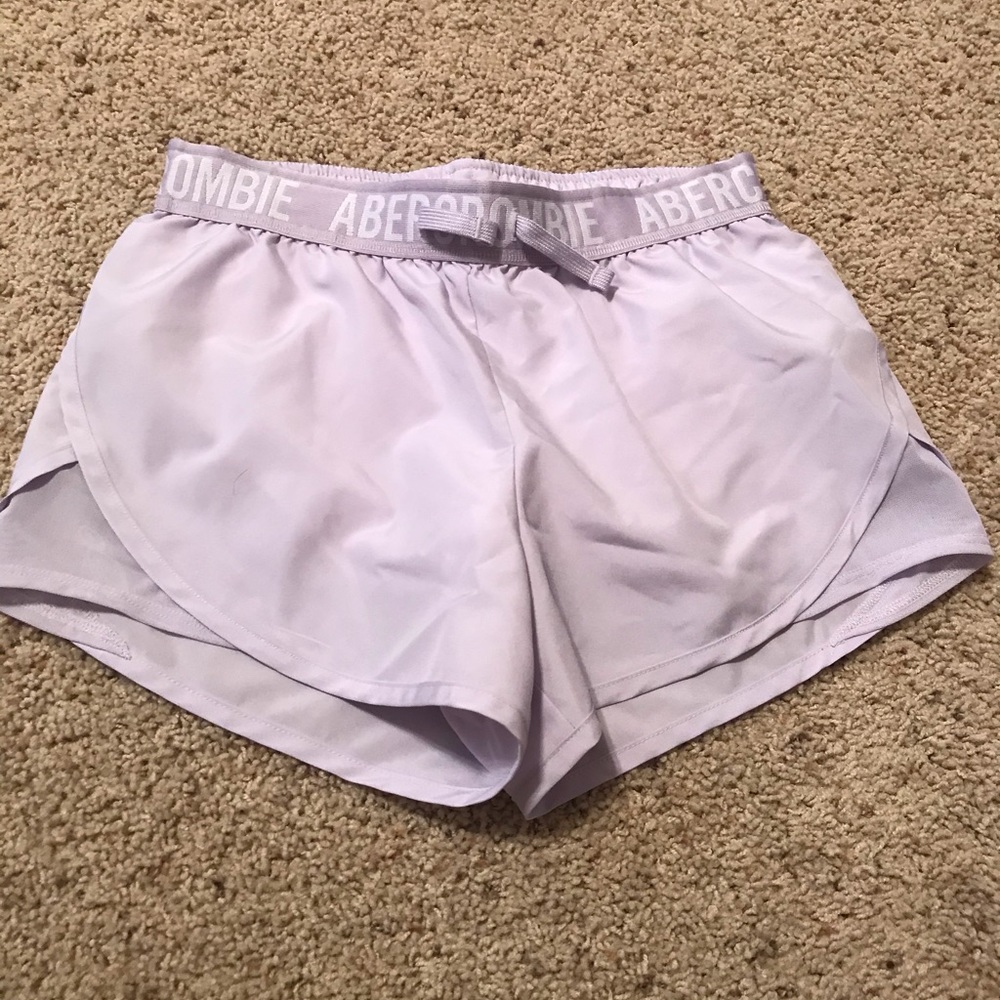 Lavender athletic shorts